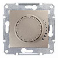 Светорегулятор поворотно-нажимной SEDNA, 500 Вт, титан | код. SDN2200568 | Schneider Electric